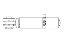 Butterfly valve B DN040 FVF NC E