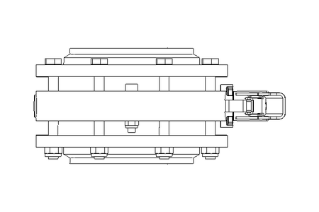 Scheibenventil B DN100 FVF MA F