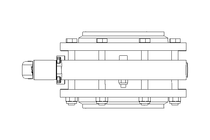 Scheibenventil B DN100 FVF MA F