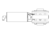 Butterfly valve B DN040 FVF NC F