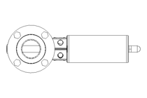 Butterfly valve B DN040 FVF NC F