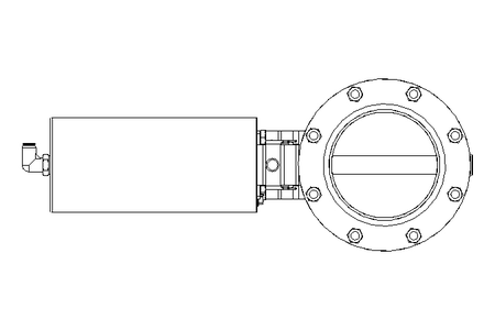 Butterfly valve B DN100 FVF NC F