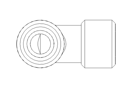 Threaded elbow connector L 14/14 St