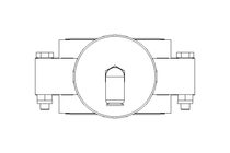 Butterfly valve B DN050 OVO NC H D16