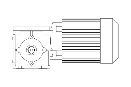 Moteur réducteur 0,12kW 198 1/min