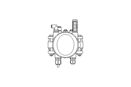 Butterfly valve B DN080 FVF NC E