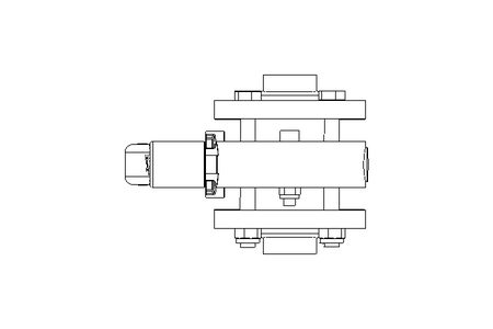 Butterfly valve B DN025 FVF MA V