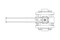 Butterfly valve B DN025 FVF MA V