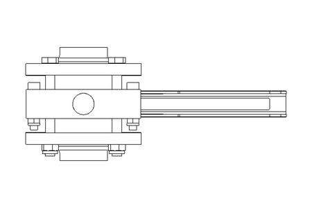 Butterfly valve B DN040 FVF MA V