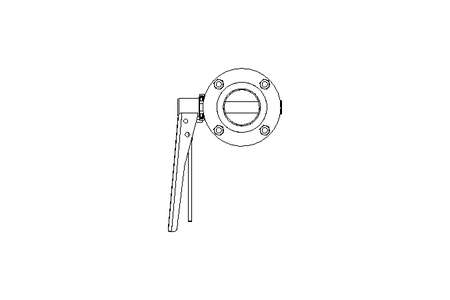 Butterfly valve B DN050 FVF MA V