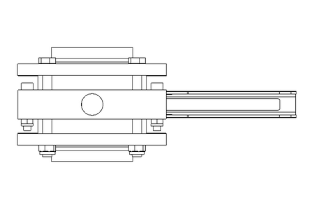 Válvula borboleta B DN065 FVF MA V