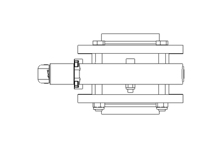 Válvula borboleta B DN065 FVF MA V