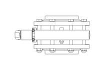 Scheibenventil B DN080 FVF MA V