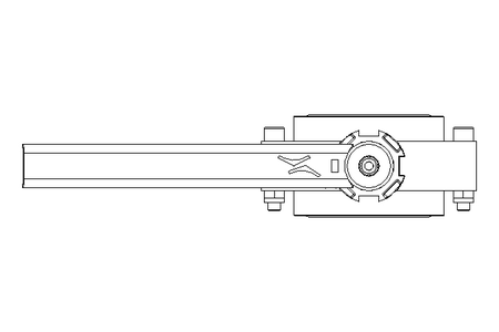 Butterfly valve B DN050 OVO MA V