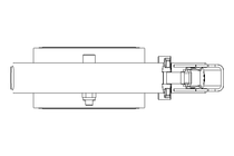 Butterfly valve B DN065 OVO MA V