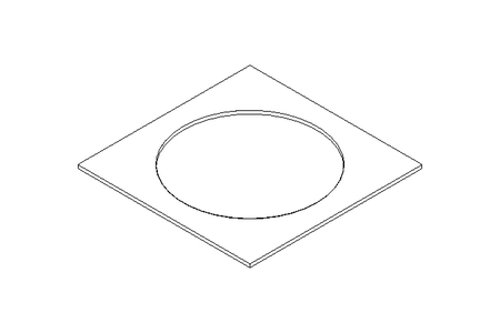 Plate seal 315x315x5 EPDM