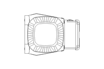 Spur gear motor 0.37kW 49 1/min