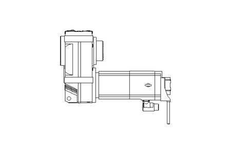 Flachgetriebemotor 31 Nm