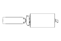 Butterfly valve B DN125 OVO NC F