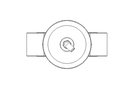 Butterfly valve B DN125 OVO NC F