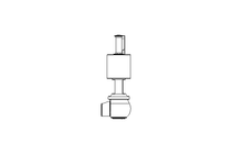 Aseptic seat valve SA DN065 10 NO P