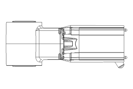 Motor-redutor de dentes conicos 12Nm