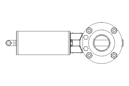 Butterfly valve B DN040 WVW NC F