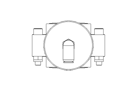 Butterfly valve B DN025 OVO NC HF