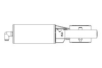 Butterfly valve B DN040 OVO NC HF