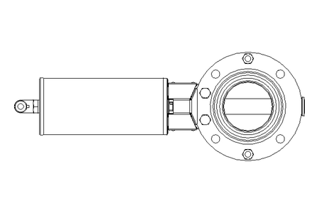 Butterfly valve B DN050 OVO NC HF