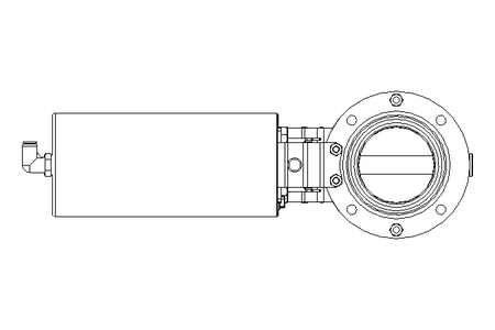 Butterfly valve B DN065 OVO NC HF