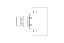 Drosselrückschlagventil G 1/4 0,1-10 bar