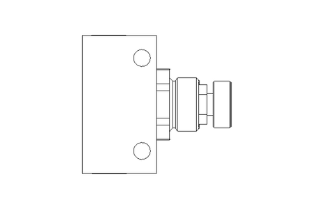 Drosselrückschlagventil G 1/4 0,1-10 bar