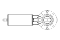 Scheibenventil B DN040 OVO NC E D4