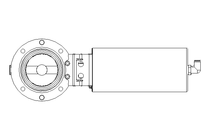 Scheibenventil B DN065 OVO NC F D22