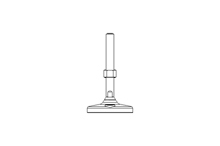 piede snodato D=100 H=174 20000N M16