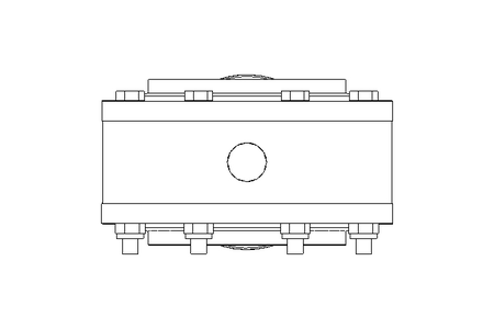 Vanne papillon B DN125 FVF NC E D80