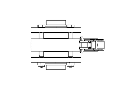 Butterfly valve B OD1.5 FVF MA E