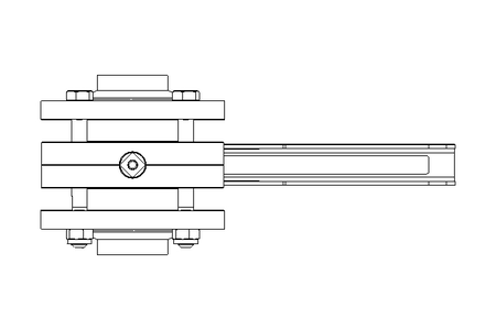 Butterfly valve B OD1.5 FVF MA E