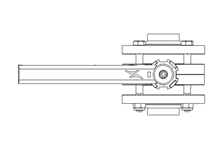 Butterfly valve B OD1.5 FVF MA E