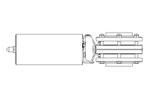 Butterfly valve B OD3.0 FVF NC E