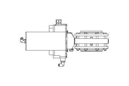 Butterfly valve BR DN100 FVF NC E