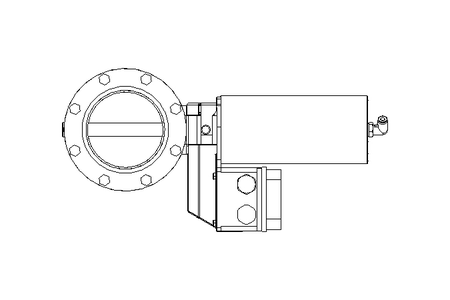 Butterfly valve BR DN100 FVF NC E