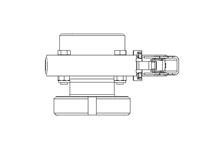 Butterfly valve B DN050 MVL MA X