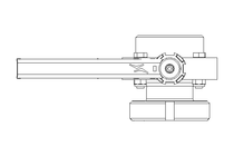 Butterfly valve B DN050 MVL MA X