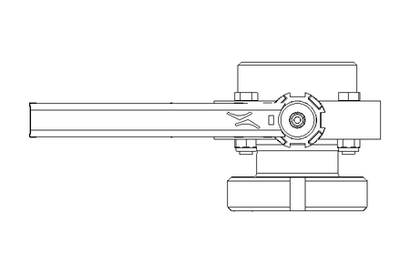 Butterfly valve B DN050 MVL MA X