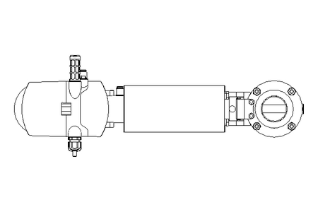 Butterfly valve B OD2.0 WVW NC E