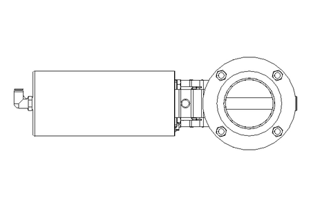 Butterfly valve B DN065 FVF NC H