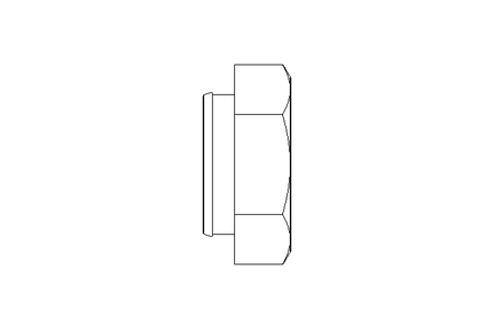 Dado con collare bloccante M6 St-Zn