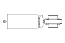 Butterfly valve B OD2.0 CVC NC E EX